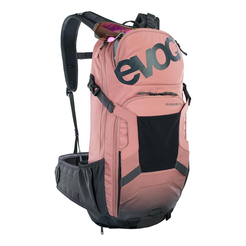 Load image into Gallery viewer, EVOC FR Enduro Protector backpack, 16L, Dusty Pink/Carbon Grey, ML