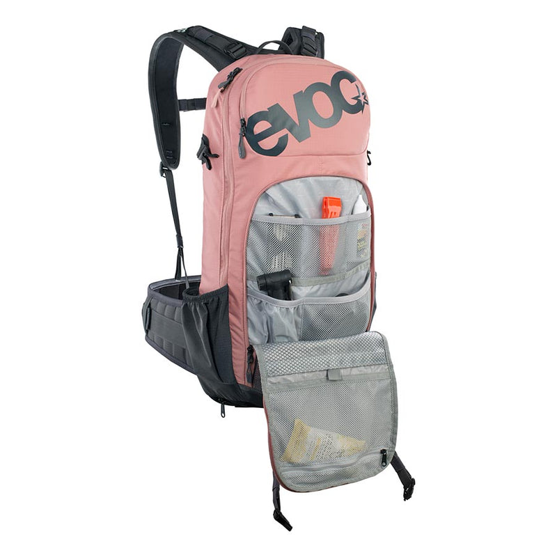 Load image into Gallery viewer, EVOC FR Enduro Protector backpack, 16L, Dusty Pink/Carbon Grey, ML