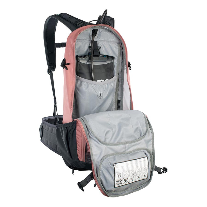 Load image into Gallery viewer, EVOC FR Enduro Protector backpack, 16L, Dusty Pink/Carbon Grey, ML