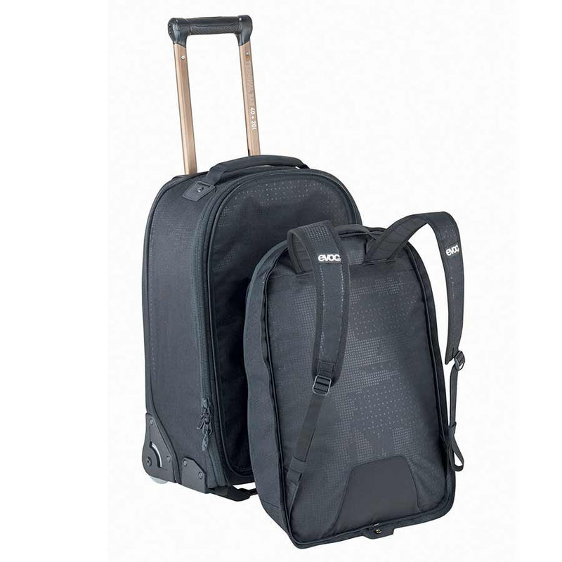 Load image into Gallery viewer, EVOC Terminal bag 40L + 20L Travel bag with detachable backpack, Black
