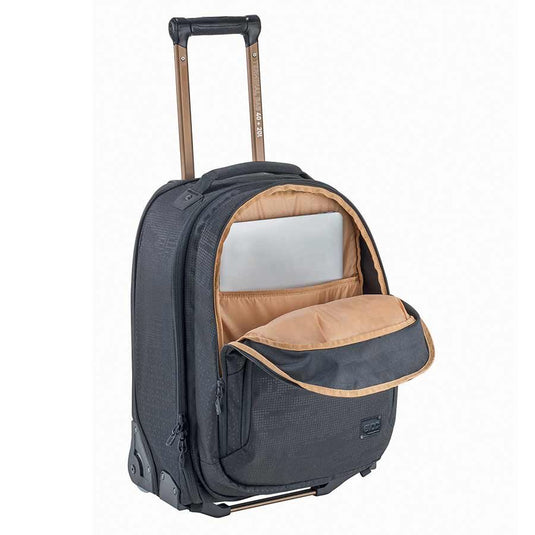 EVOC Terminal bag 40L + 20L Travel bag with detachable backpack, Black