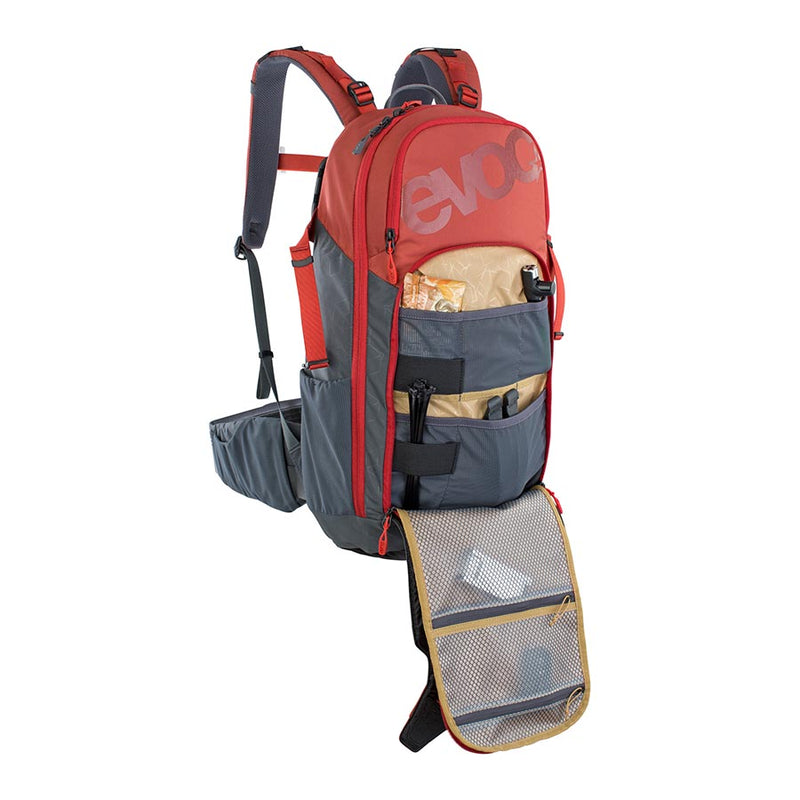 Load image into Gallery viewer, EVOC Neo Protector backpack 16L, Chili Red/Carbon grey, SM