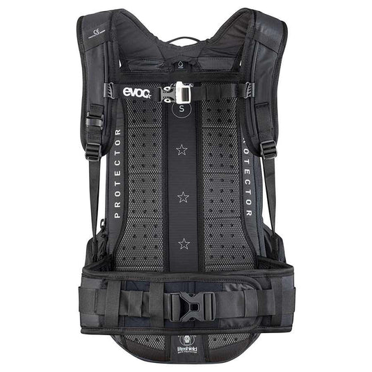 EVOC FR Trail Unlimited Protector backpack, 20L, Black/White, ML