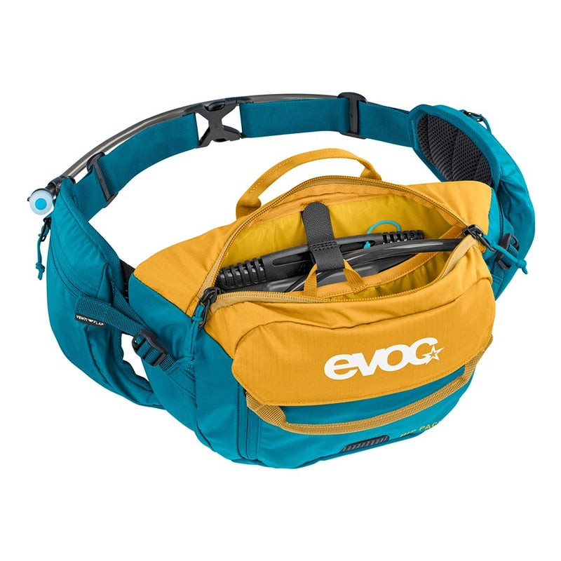 Load image into Gallery viewer, EVOC Hip Pack 3L (no bladder), Hip Pack, 3L, Loam/Ocean