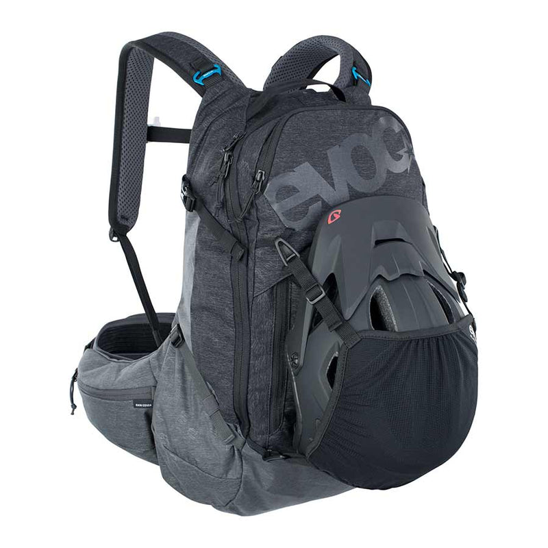 Load image into Gallery viewer, EVOC Trail Pro 26 Protector backpack, 26L, Carbon/Grey, SM
