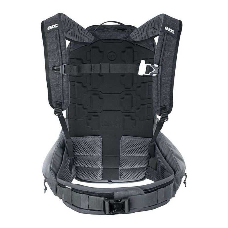 Load image into Gallery viewer, EVOC Trail Pro 16 Protector backpack, 16L, Carbon/Grey, LXL
