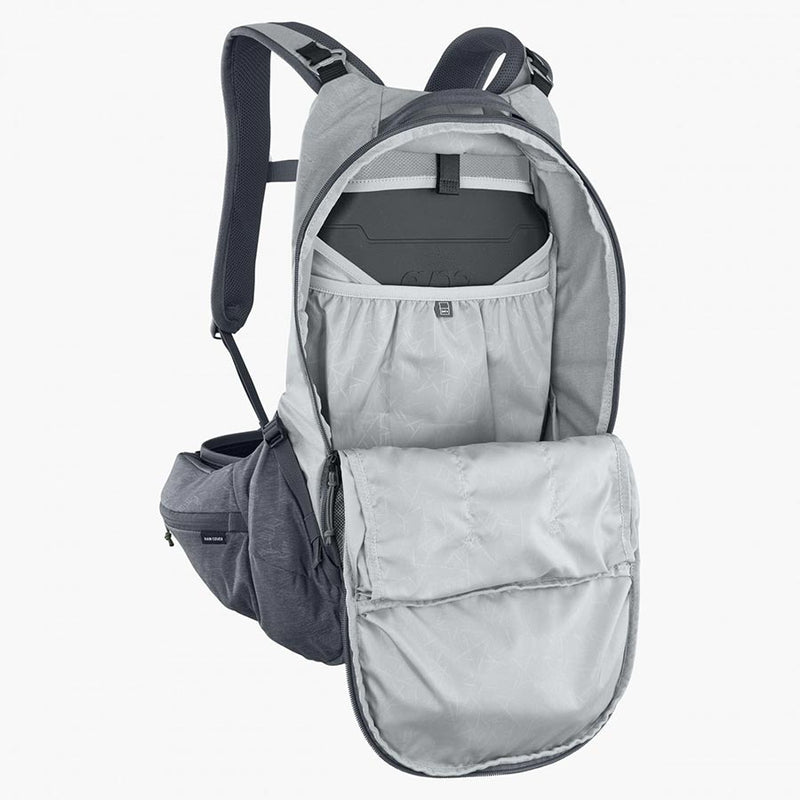 Load image into Gallery viewer, EVOC Trail Pro 16 Protector backpack, 16L, Stone/Carbon Grey, LXL