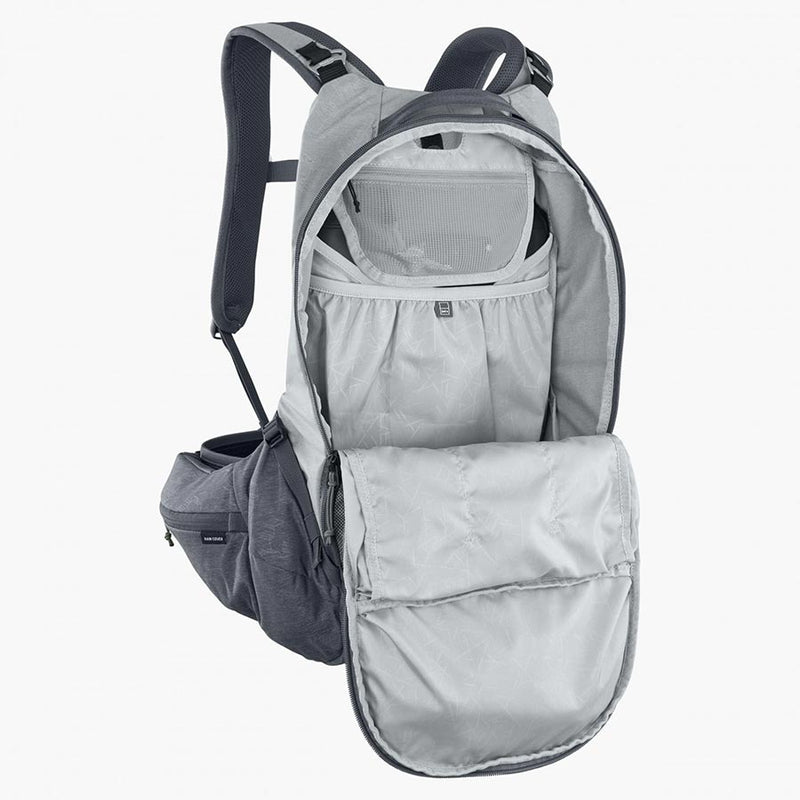 Load image into Gallery viewer, EVOC Trail Pro 16 Protector backpack, 16L, Stone/Carbon Grey, LXL