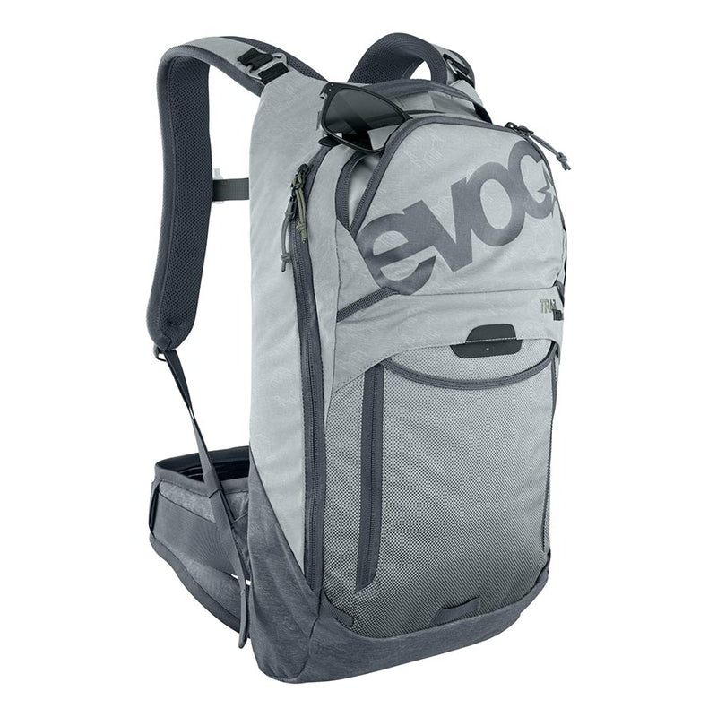 Load image into Gallery viewer, EVOC Trail Pro 10 Protector backpack, 10L, Stone/Carbon Grey, SM