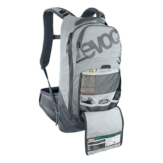 EVOC Trail Pro 10 Protector backpack, 10L, Stone/Carbon Grey, LXL