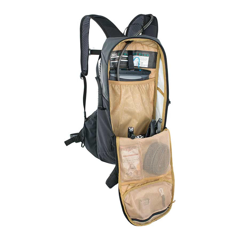 Load image into Gallery viewer, EVOC Ride 12 Hydration Bag Volume: 12L, Bladder: Included (2L), Carbon/Grey