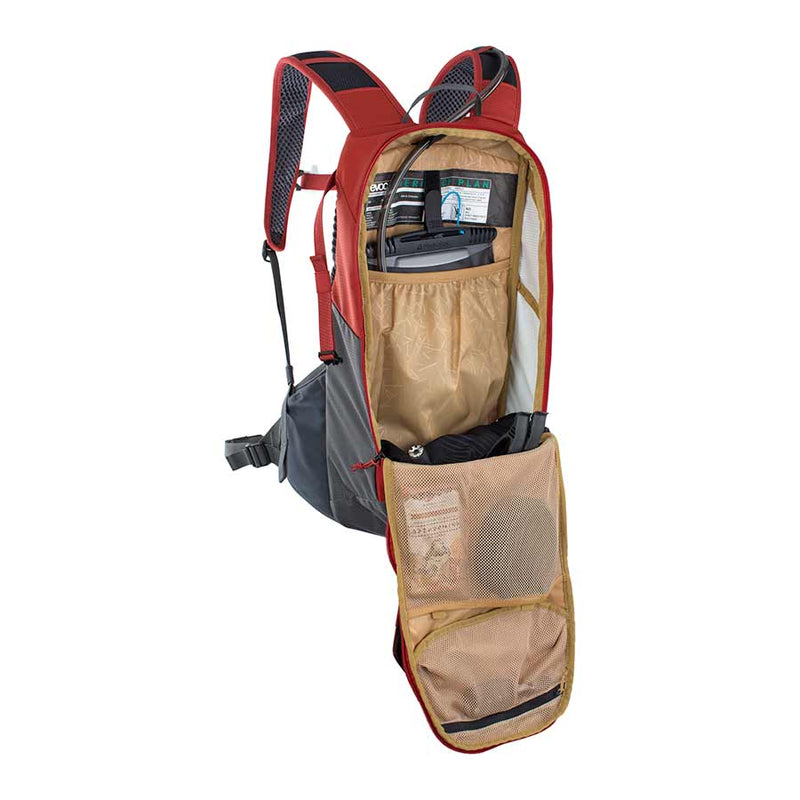 Load image into Gallery viewer, EVOC Ride 12 Hydration Bag Volume: 12L, Bladder: Included (2L), Chili Red/Carbon Grey