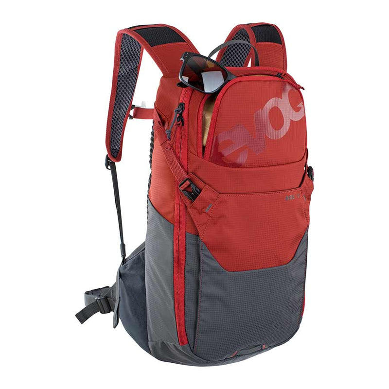 Load image into Gallery viewer, EVOC Ride 12 Hydration Bag Volume: 12L, Bladder: Not included, Chili Red/Carbon Grey