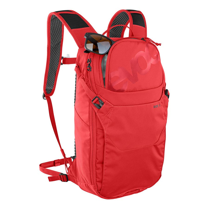 Load image into Gallery viewer, EVOC Ride 8 Hydration Bag Volume: 8L, Bladder: Included (2L), True Red