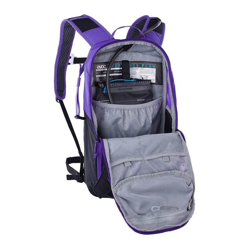 Load image into Gallery viewer, EVOC Ride 8 Hydration Bag Volume: 8L, Bladder: Included (2L), Violet/Black