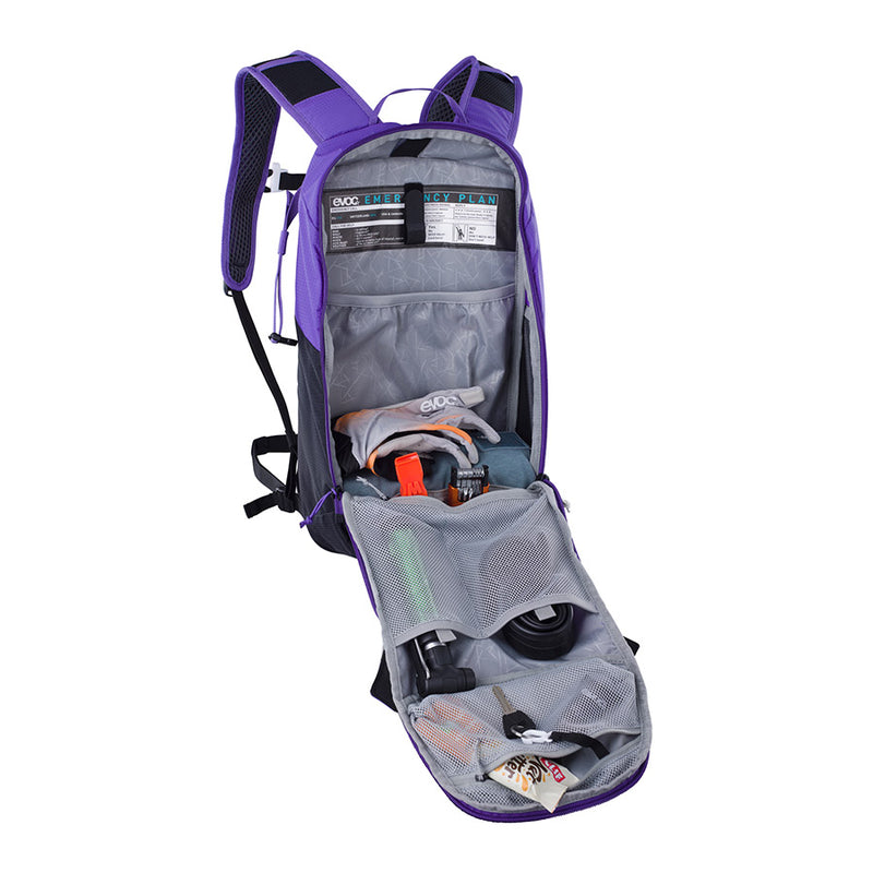 Load image into Gallery viewer, EVOC Ride 8 Hydration Bag Volume: 8L, Bladder: Included (2L), Violet/Black