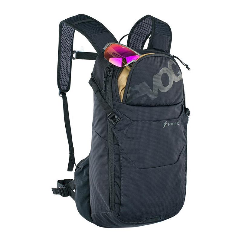 Load image into Gallery viewer, EVOC E-Ride 12 Hydration Bag, Volume: 12L, Bladder: Not included, Black