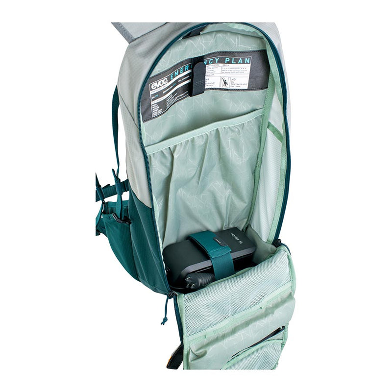 Load image into Gallery viewer, EVOC E-Ride 12 Hydration Bag, Volume: 12L, Bladder: Not included, Stone/Petrol