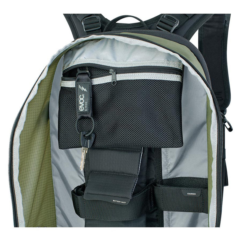 Load image into Gallery viewer, EVOC FR Tour E-Ride 30 Protector backpack, 30L, Dark Olive/Black, ML