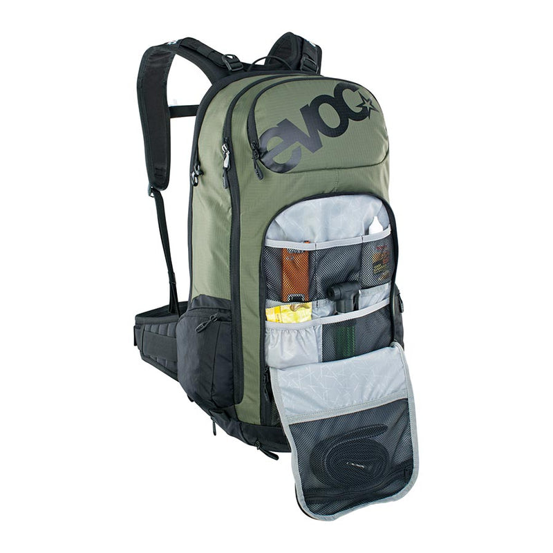 Load image into Gallery viewer, EVOC FR Tour E-Ride 30 Protector backpack, 30L, Dark Olive/Black, ML