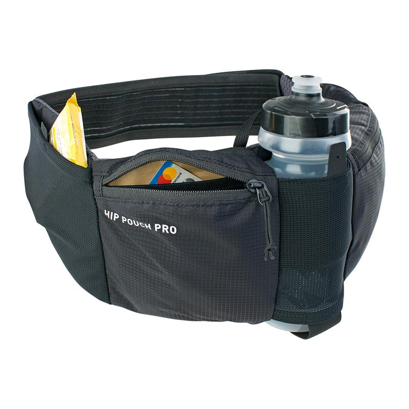Load image into Gallery viewer, EVOC Hip Pouch Pro + Drink Bottle, Hip Pack, 1.5L, Water Bottle, Black