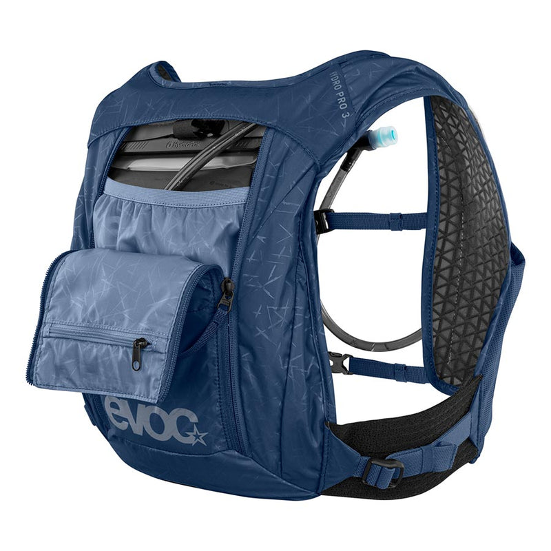 Load image into Gallery viewer, EVOC Hydro Pro 3 + 1.5l Bladder, Hydration Bag, Volume: 3L, Bladder: Included (1.5L), Denim