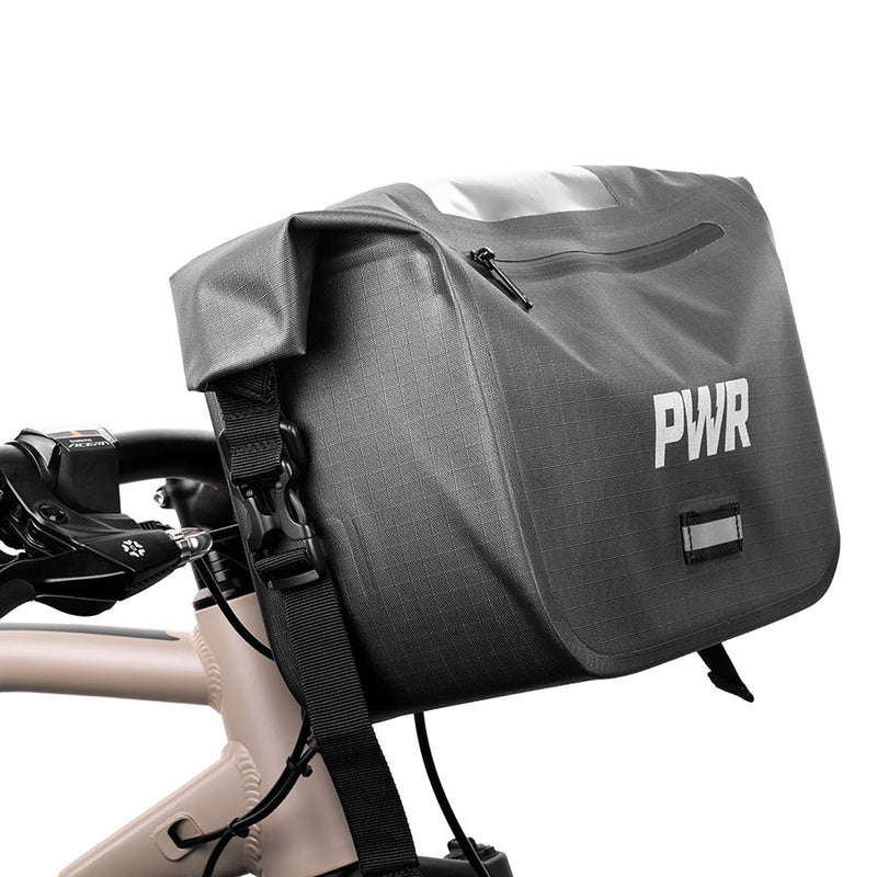 Load image into Gallery viewer, PWR Bikes Gallatin HB QR Handlebar Bag, Black