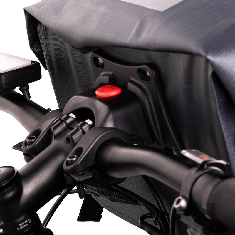 Load image into Gallery viewer, PWR Bikes Gallatin HB QR Handlebar Bag, Black