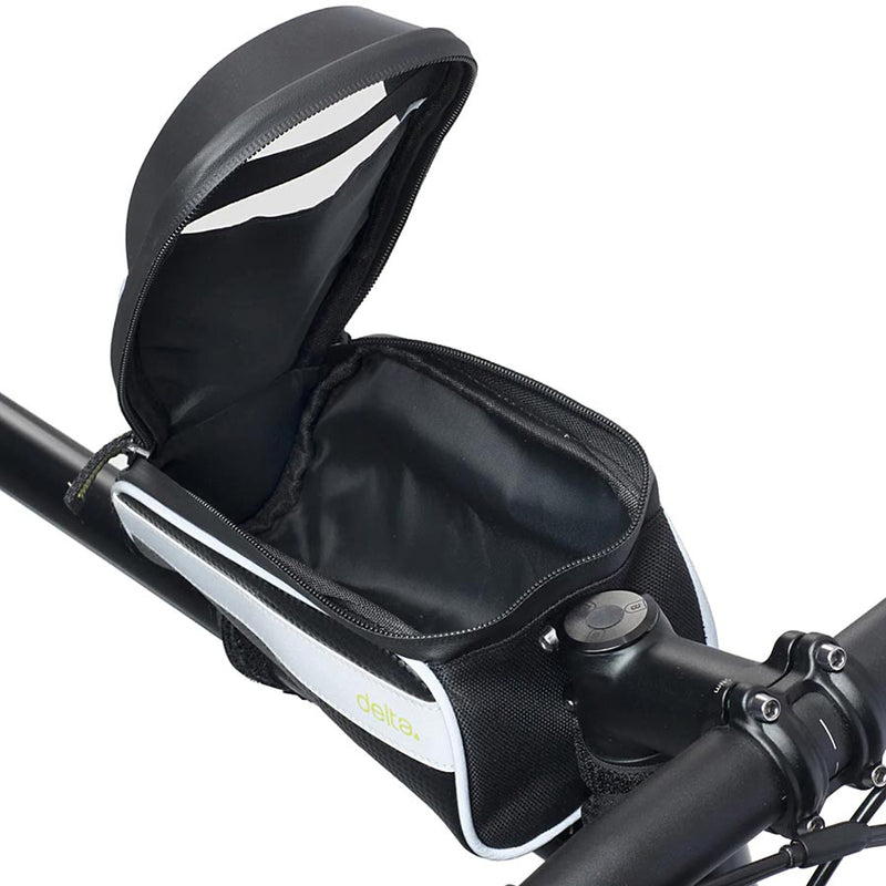 Load image into Gallery viewer, Delta Top Tube Phone Bag Velcro Straps Phones up to 6.7in 8.9`x4.9`x5.9`
