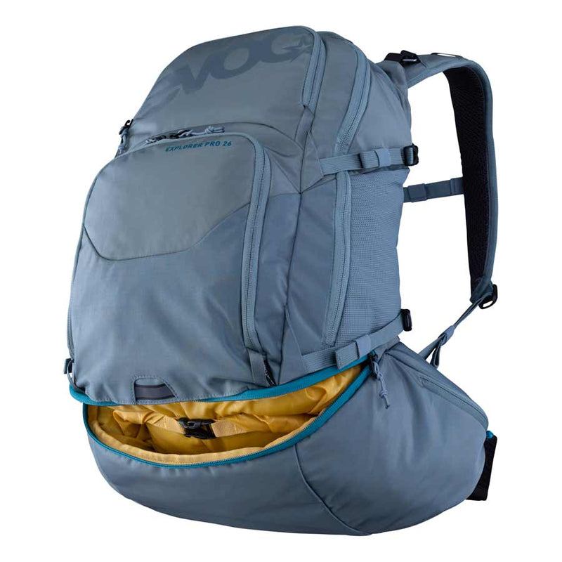 Load image into Gallery viewer, EVOC Explorer Pro 26 Hydration Bag, Volume: 26L, Bladder: Not included, Steel