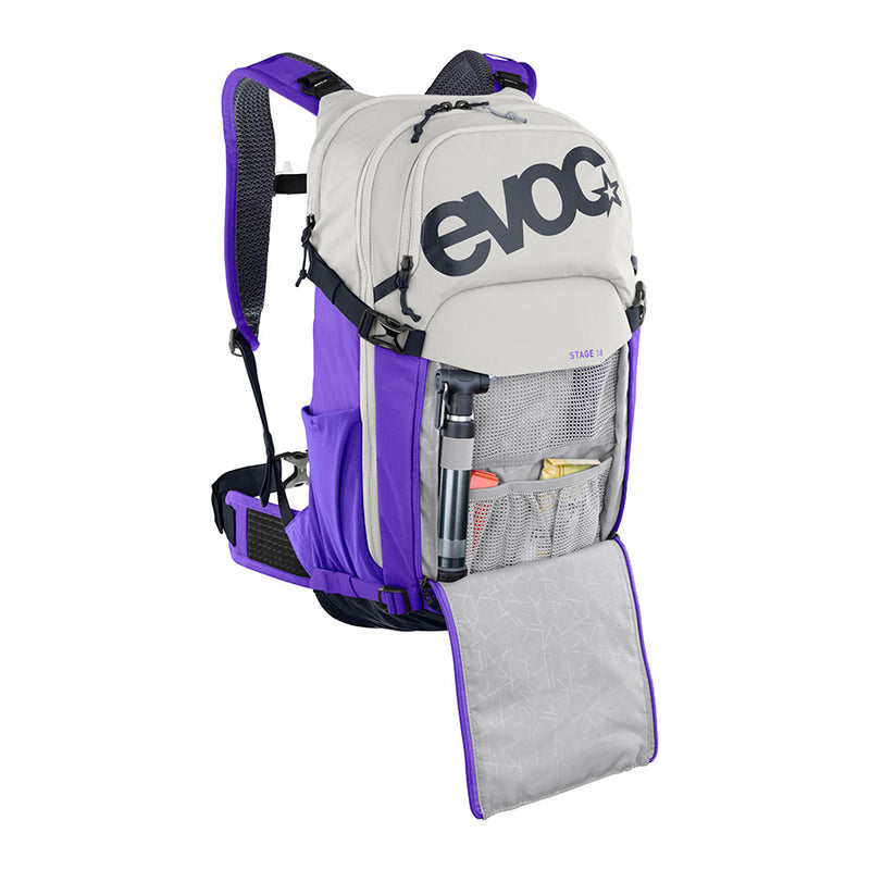 Load image into Gallery viewer, EVOC Stage 18 Hydration Bag Volume: 18L, Sand/Violet