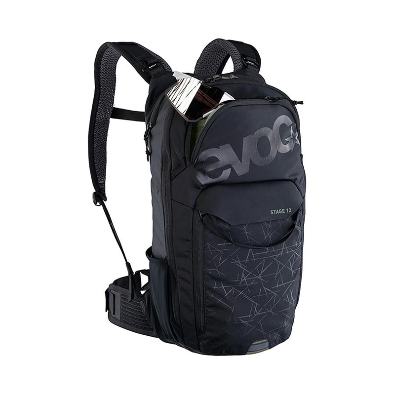 Load image into Gallery viewer, EVOC Stage 12 Hydration Bag Volume: 12L, Bladder: Not included, Black