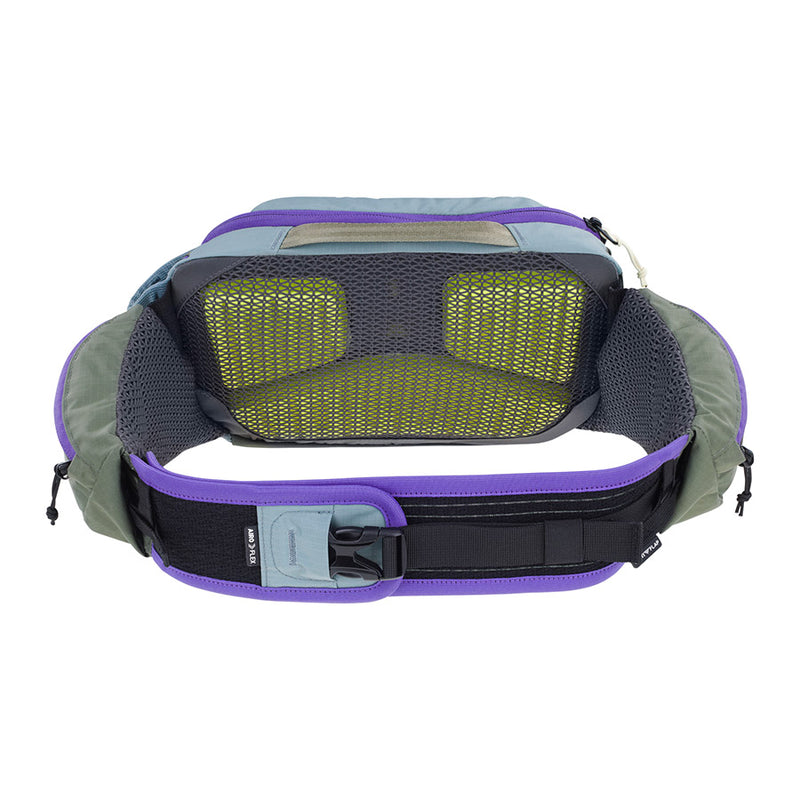 Load image into Gallery viewer, EVOC Hip Pack Pro 3 Steel/ Violet/ Dark Olive