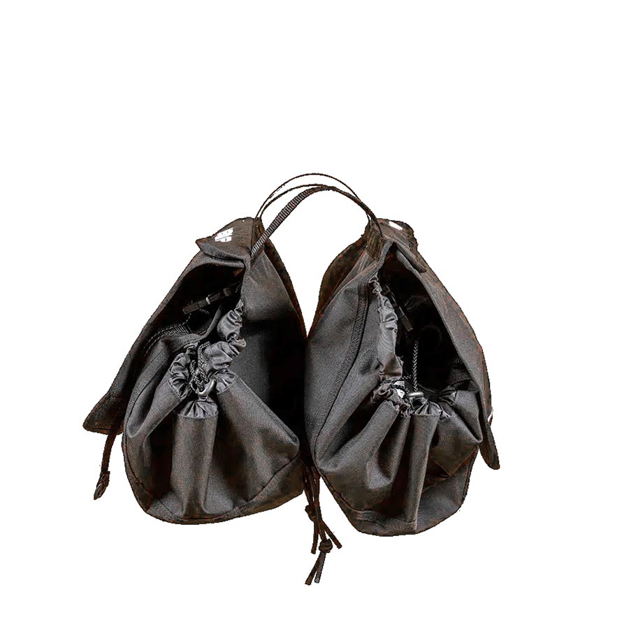 Yuba 2-Go Cargo Bags-Waterproof Nylon Frame Saddle Bags for Spicy