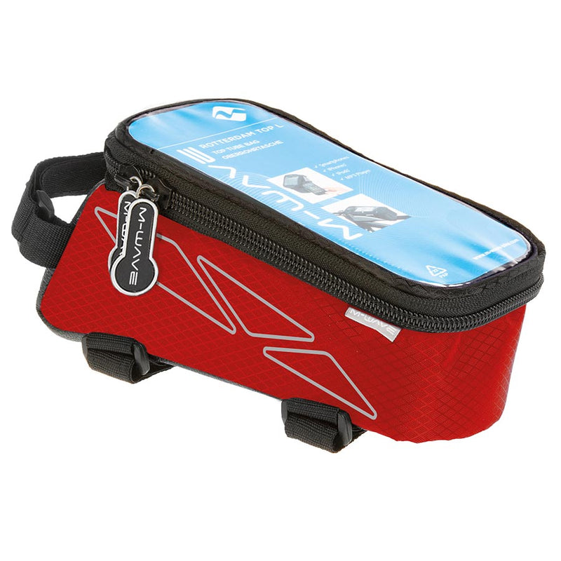 Load image into Gallery viewer, M-Wave Rotterdam Top Tube Bags, Red