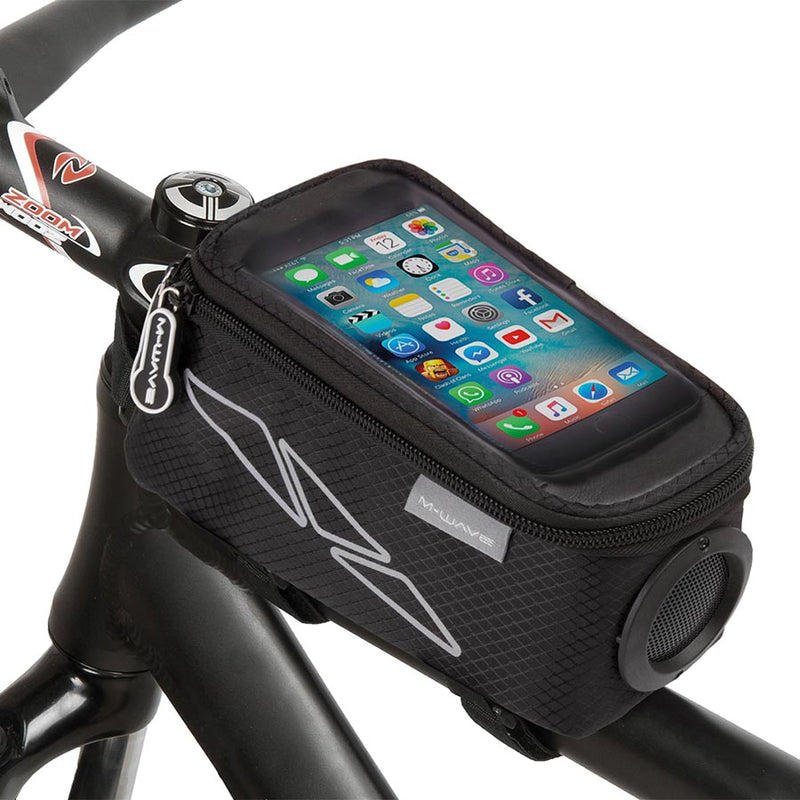 Load image into Gallery viewer, M-Wave Rotterdam Sound Top Tube Bags, Black