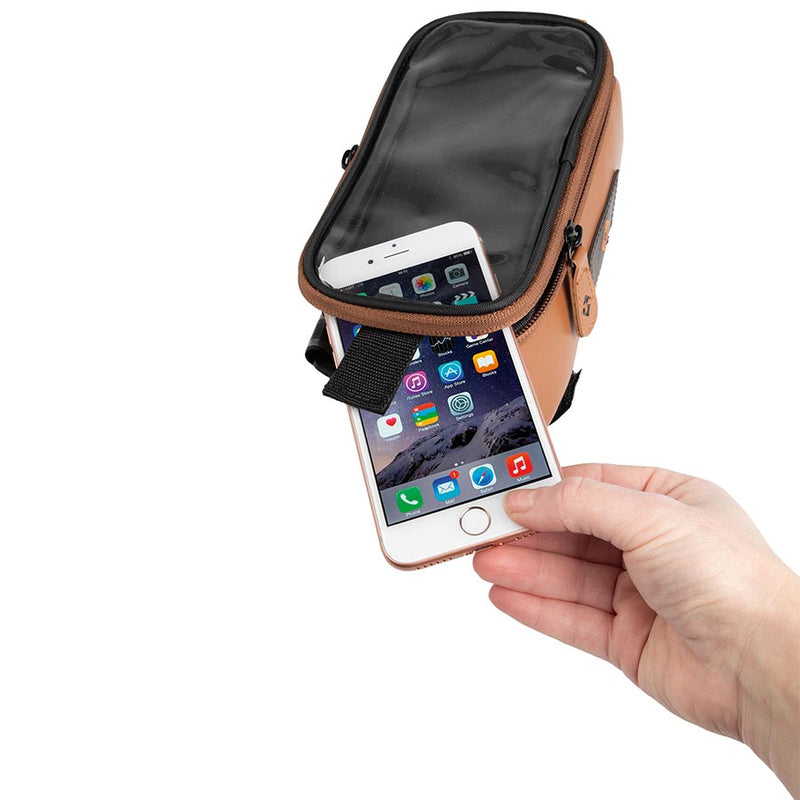 Load image into Gallery viewer, M-Wave Rotterdam LE Top Tube Bags, Brown
