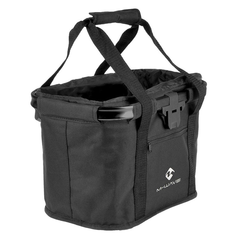 Load image into Gallery viewer, M-Wave Utrecht Foldable Handlebar Bag, 20L, Black
