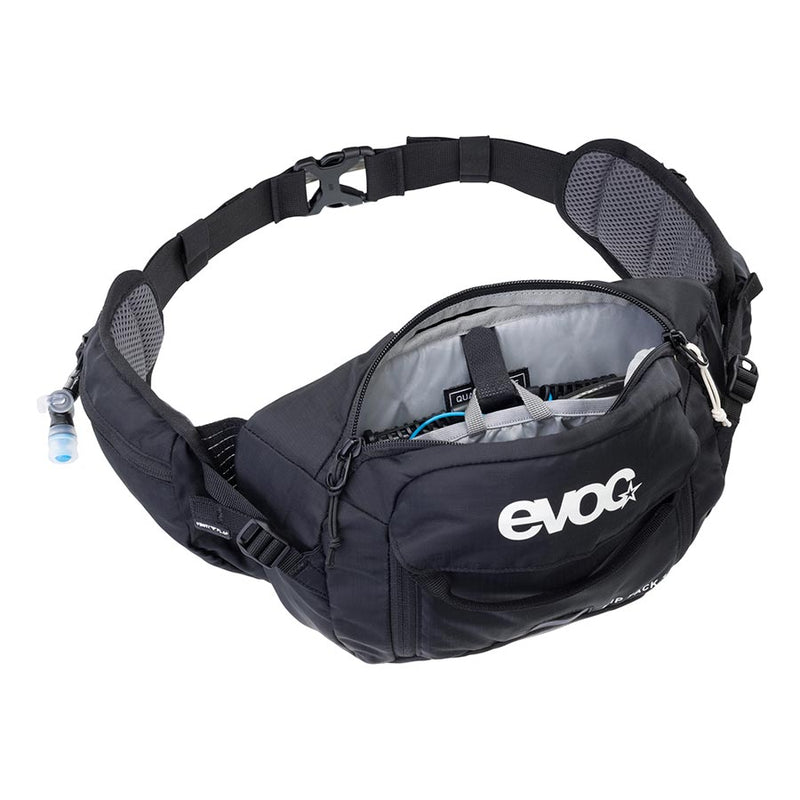 Load image into Gallery viewer, EVOC Hip Pack 3 + 1.5L Bladder, Hip Pack, 3L, Included (1.5L), Black