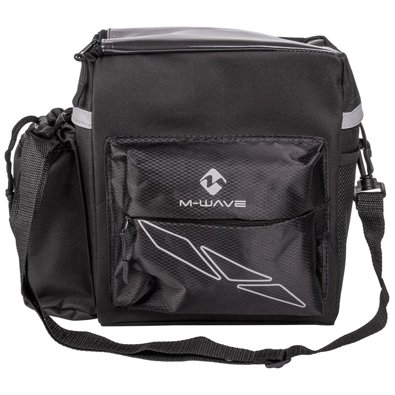 Load image into Gallery viewer, M-Wave Utrecht Travel Handlebar Bag, 10L, Black