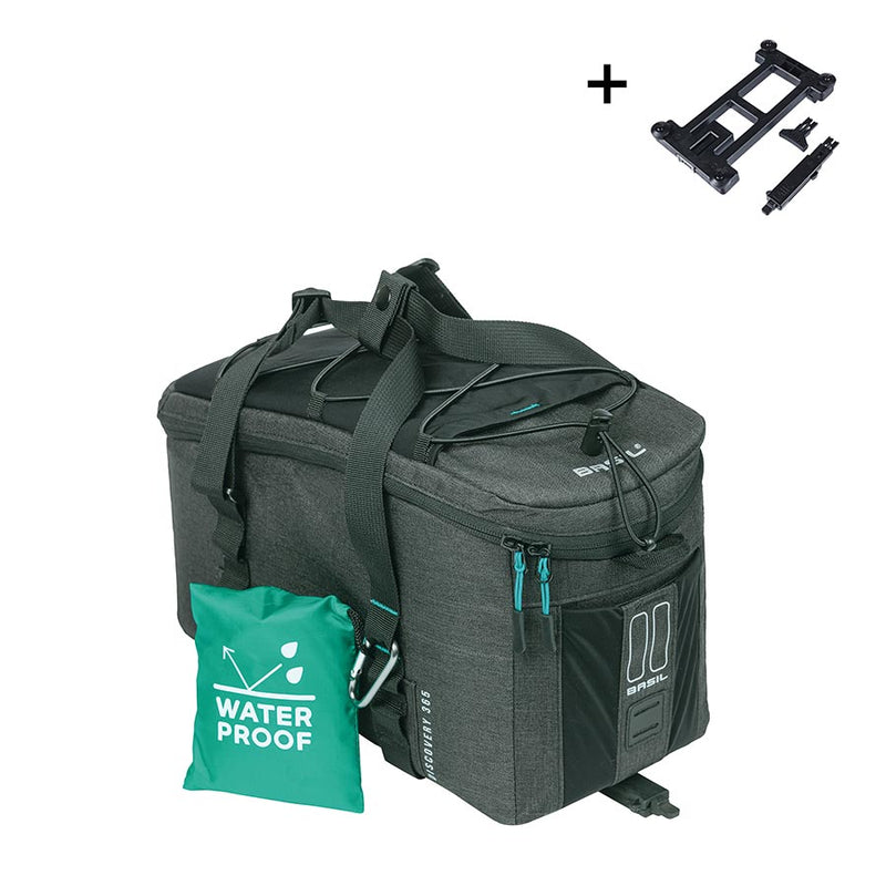 Load image into Gallery viewer, Basil Discovery 365D Trunk Bag, 9L, Black