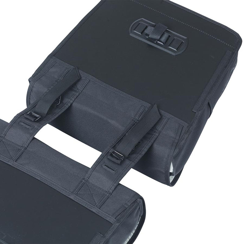 Load image into Gallery viewer, Basil Go Double Pannier 32L, Black, Pair