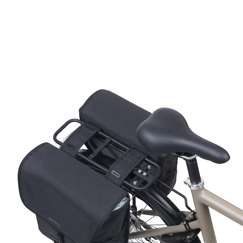 Load image into Gallery viewer, Basil Go Double Pannier 32L, Black, Pair
