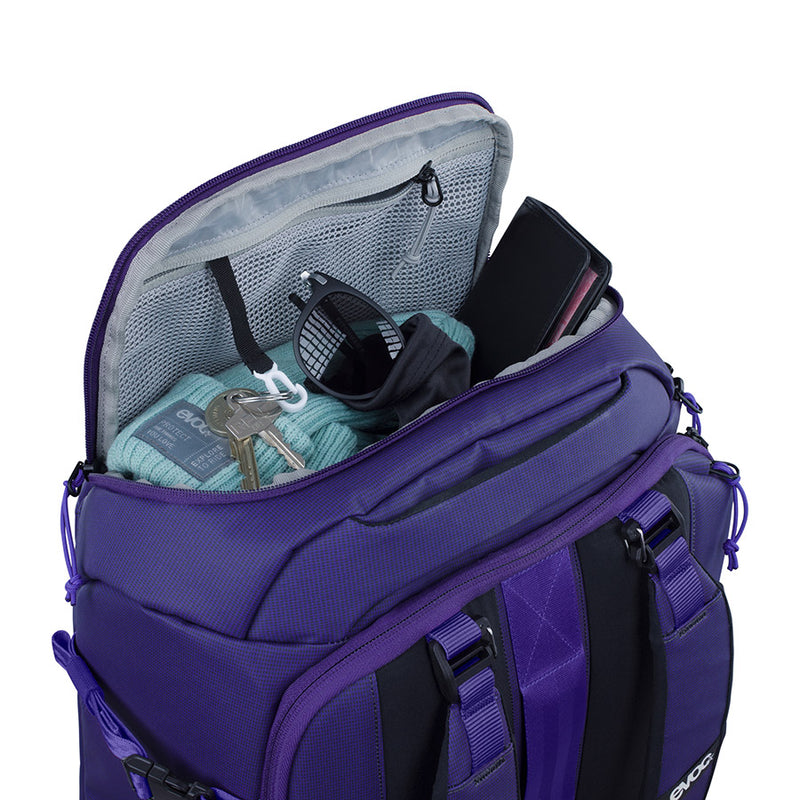 Load image into Gallery viewer, EVOC Athlete Backpack 30 Backpack, 30L, Violet/Black