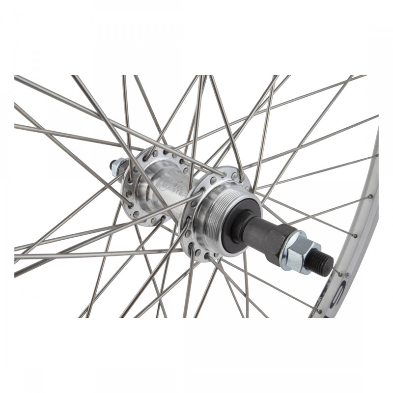 Load image into Gallery viewer, Wheel Master 26in WEI ZAC19 Rear B/O 3/8x135mm FW Double Wall Rim Brake Silver