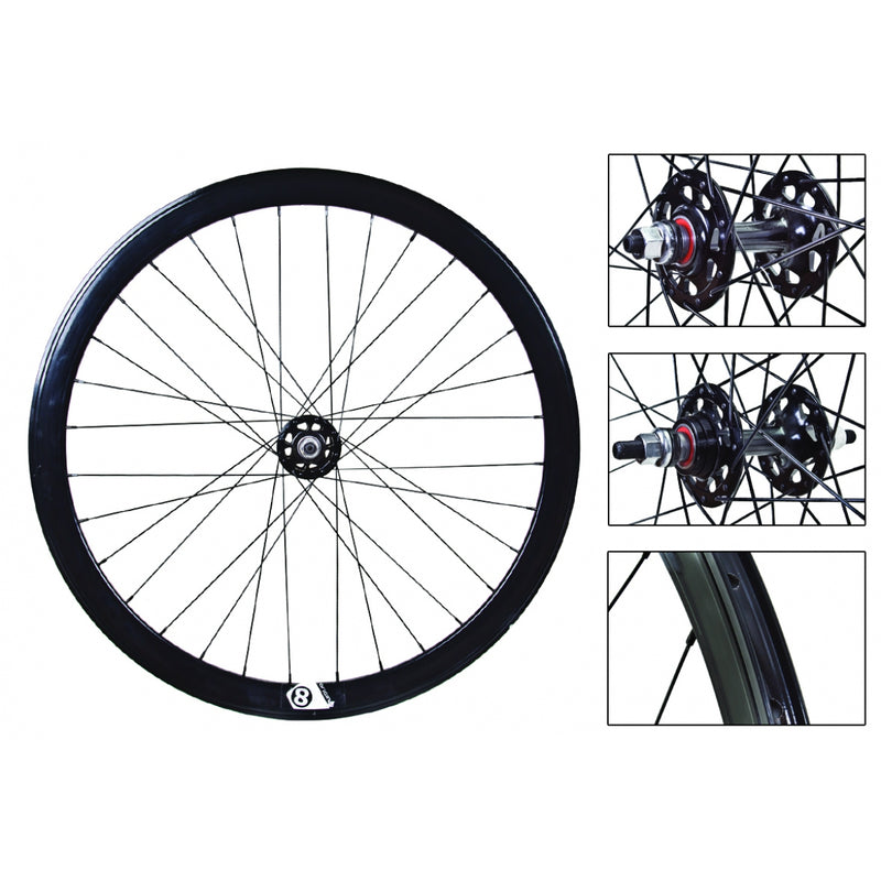 Load image into Gallery viewer, Wheel Master 700c OR8 TA42 SET B/O 9-10x100-135mm Fixie OR8 SS-1101 Rim Brake