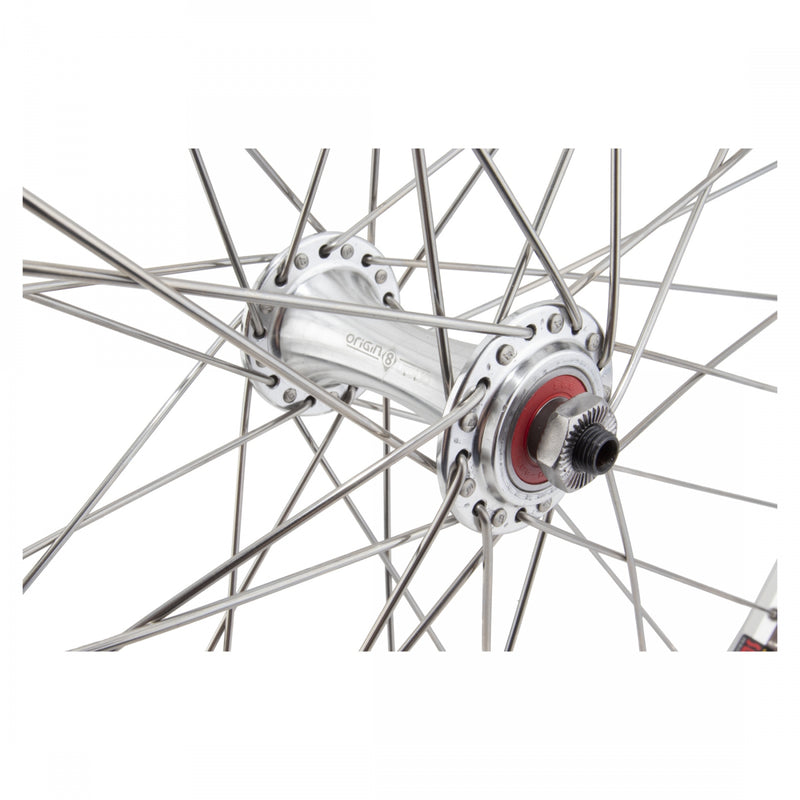 Load image into Gallery viewer, Wheel Master 27in Sun CR18 Front QRx100mm Double Wall Rim Brake Clincher Sil