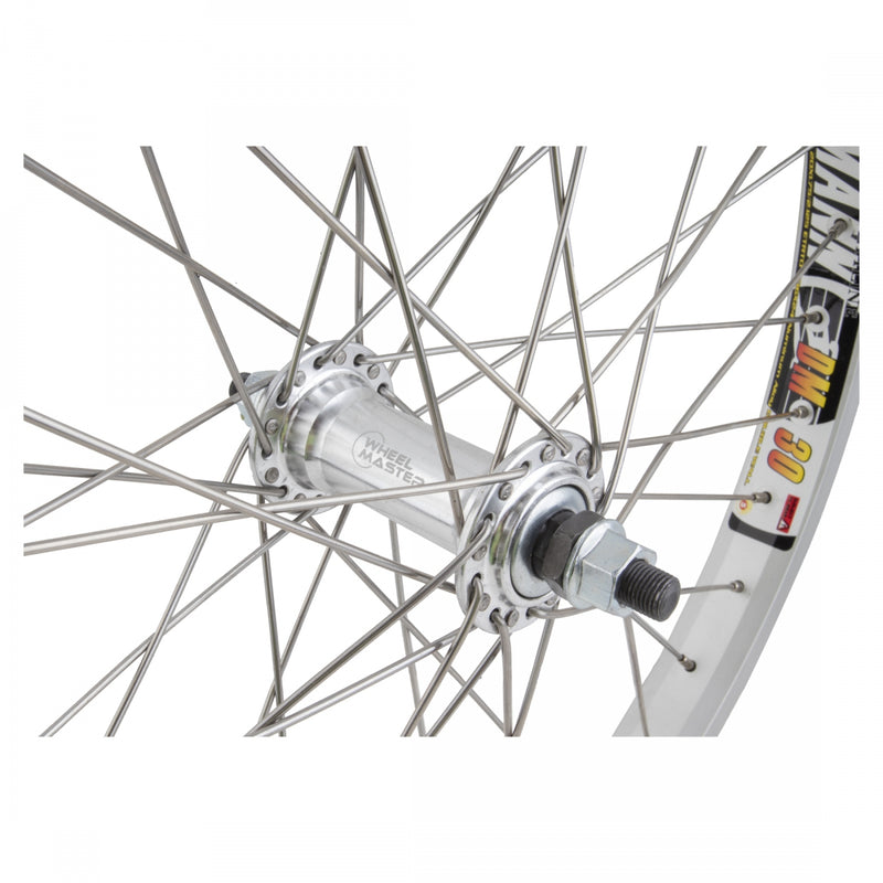 Load image into Gallery viewer, Wheel Master 20in Alloy WEI DM30 Front Wheel B/O 3/8x100mm Rim Brake Silver