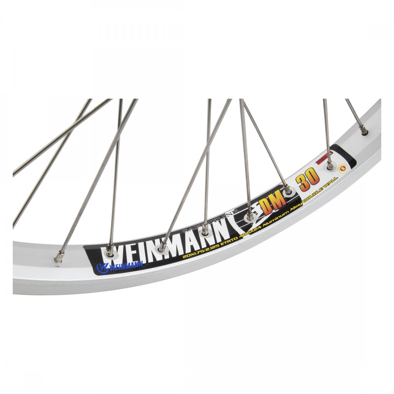 Load image into Gallery viewer, Wheel Master 20in Alloy WEI DM30 Front Wheel B/O 3/8x100mm Rim Brake Silver