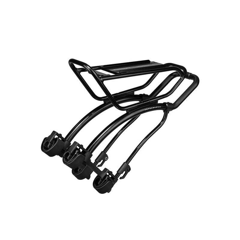 Load image into Gallery viewer, Topeak TetraRack R2 Rear Rack Seatstay Strap Mount QuickTrack Compatible Blk